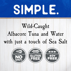 Blue Harbor MSC-certified tuna label close-up, highlighting sustainable sourcing.