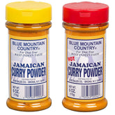 Blue Mountain Country classic Jamaican curry powder enhances traditional dishes with Caribbean flavor.