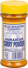 Blue Mountain Country Jamaican Curry Powder shaker top for easy seasonings.