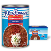 Blue Runner Creole Cream Style Red Beans front of can, perfect for quick weeknight meals.