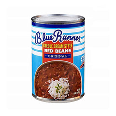 Blue Runner Creole Cream Style Red Beans slow-cooked texture, ideal for creamy gumbo base.