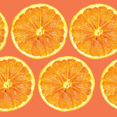 BlueHenry orange wheels garnish on a crafted cocktail.