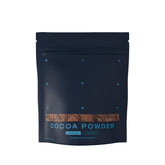 Blueprint Bryan Johnson non-dairy cocoa powder bag highlighting rich flavor for baking and smoothies