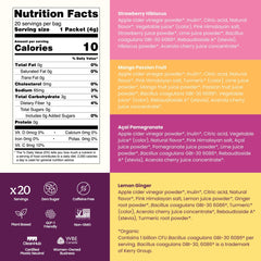 Blume SuperBelly acai pomegranate packet delivering rich berry taste and hydration