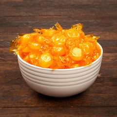 Blunon butterscotch hard candy 450 pieces, ready to share in bowls