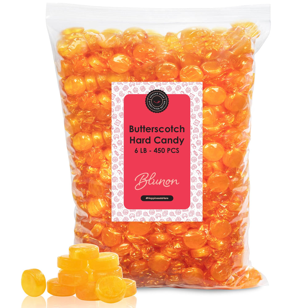 Blunon butterscotch hard candy bulk packaging ideal for parties and gifts