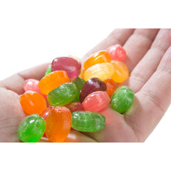 Blunon fruit flavors in a colorful bowl ideal for gatherings.