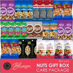 Blunon nuts snack packs variety 28-count for convenient snacking