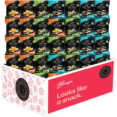 Blunon Stacy Pita Thins flavor assortment, ideal for dipping and sharing.