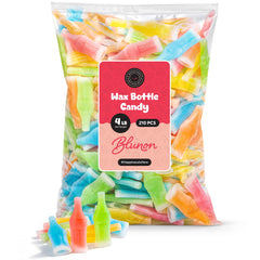 Blunon wax bottle candy bulk pack ideal for party buffets and displays.