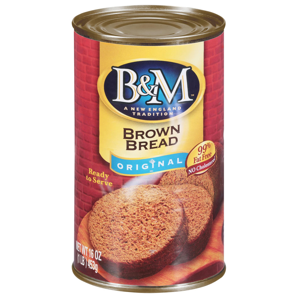 B&M Brown Bread Original loaf on the counter, ideal for quick breakfasts.