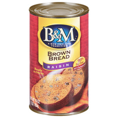 B&M Brown Bread raisin loaf with visible raisins, ideal for a cozy breakfast.