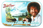 Bob Ross Happy Little Tree Mints tin front view for display and collection