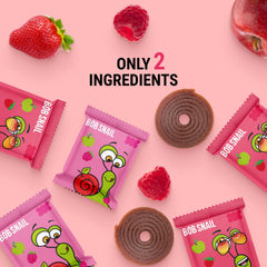 Bob Snail Fruit Roll Ups portable snack pack ideal for busy days.
