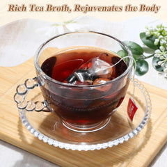 BoBaiove Kidney Tea ingredients dry herbs showcase traditional six-herb blend.