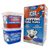 Bobavida ICEE blue raspberry popping boba tub for easy drinks