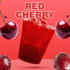Bobavida ICEE red cherry popping boba tub ideal for desserts