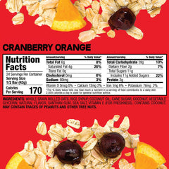 Bobo's Cranberry Orange Oat Bars shown with coffee for grab-and-go breakfast.