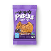 Bobos Grape PB&J oat bar packaging, gluten-free snack on the go with simple ingredients