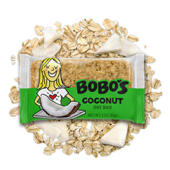 Bobos Non-GMO seal signaling ingredient integrity