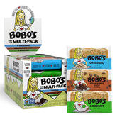 Bobo's Variety Pack Oat Bars on a kitchen counter, ideal for on-the-go breakfasts