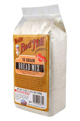Bob's Red Mill 10-Grain Bread Mix dough prep, versatile for sandwiches and toast.