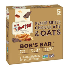 Bob’s Red Mill 5-Bar Pack unwrapped, grab-and-go snack for active days.