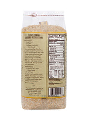 Bob's Red Mill 7 Grain Cereal close-up of grains, inviting wholesome texture.