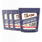Bob's Red Mill Artisan Bread Flour 3lb bag ideal for sourdough and rustic loaves