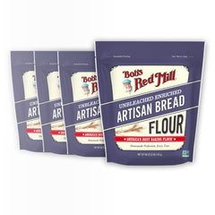 Bob's Red Mill Artisan Bread Flour 3lb bag ideal for sourdough and rustic loaves