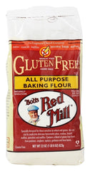 Bob's Red Mill all-purpose gluten-free baking flour in a 22 oz bag for easy gluten-free baking.