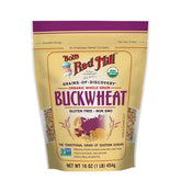 Bob's Red Mill Buckwheat Groats 2-pack front packaging, ideal for gluten-free breakfasts.