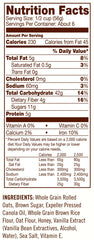 Close-up of honey oat granola texture and crunchy clusters.