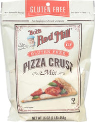 Bob's Red Mill gluten-free pizza dough being kneaded into a smooth base