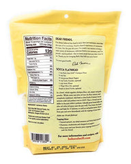 Bob's Red Mill garbanzo bean flour batter ready for breads and socca.