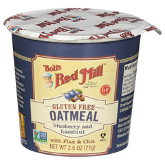 No bowl required: Bob's Red Mill GF Oatmeal Cup for on-the-go meals