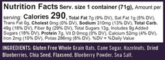 Bob's Red Mill GF Oatmeal Cup ready in 3 minutes for a quick breakfast