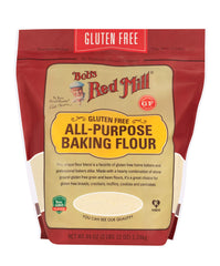 Bob's Red Mill gluten free flour used for pizza dough with crisp crust