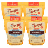 Bob's Red Mill gluten-free cornmeal bag close-up for gluten-free baking