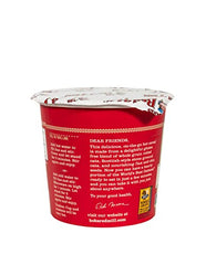 Bob's Red Mill oatmeal cup Apple Cinnamon features real apple pieces for a tasty bite