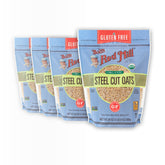 Bob's Red Mill gluten-free organic steel-cut oats bag for wholesome breakfasts