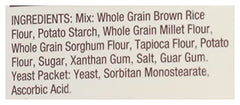 Bob's Red Mill gluten-free pizza crust mix in a bowl ready for mixing