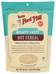 Bob's Red Mill Mighty Tasty Hot Cereal bowl for a gluten-free, satisfying breakfast