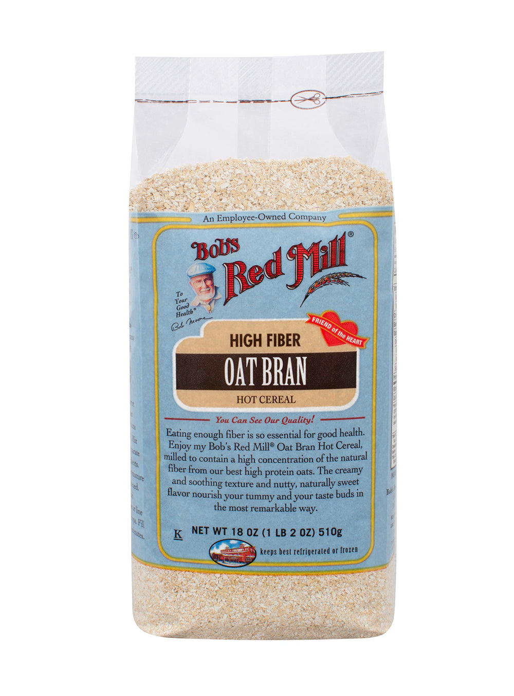 Bob's Red Mill Oat Bran Cereal steaming bowl for a creamy, comforting breakfast.