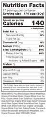 Front view of Bob's Red Mill Organic 7 Grain pancake mix box