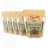 Bob's Red Mill Organic Chia Seeds in a measuring spoon, ready to add fiber.