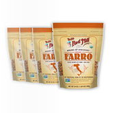 Bob's Red Mill Organic Farro grain in a bag, hearty base for bowls and salads