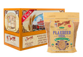 Bob's Red Mill Organic Flaxseed Meal packaging front shows organic, non-GMO ingredients for gluten-free baking.