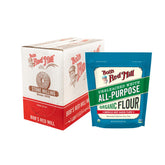 Bob's Red Mill Organic Unbleached All-Purpose Flour 3 lb pack for reliable baking