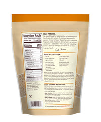 Bob's Red Mill Pearl Barley cooking bowl with your favorite ingredients for pilaf.